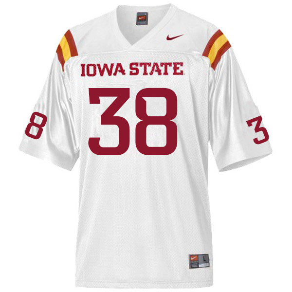 Iowa State Cyclones Men's #38 Ar'Quel Smith Nike NCAA Authentic White College Stitched Football Jersey LU42L82CR